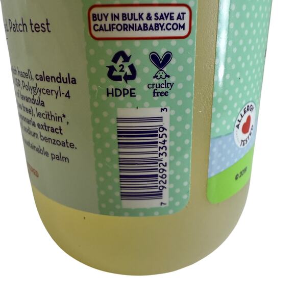 California Baby Calming Diaper Area Wash 6.5oz/192mL - Picture 3 of 4